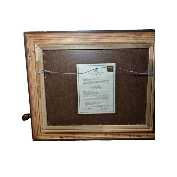 Thomas Kinkade "Beyond Spring Gate" sighned - Picture 3 of 16